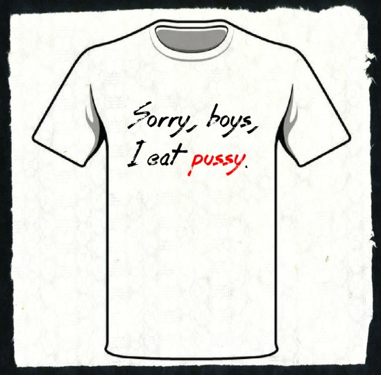 KOSZULKA i eat pussy RED