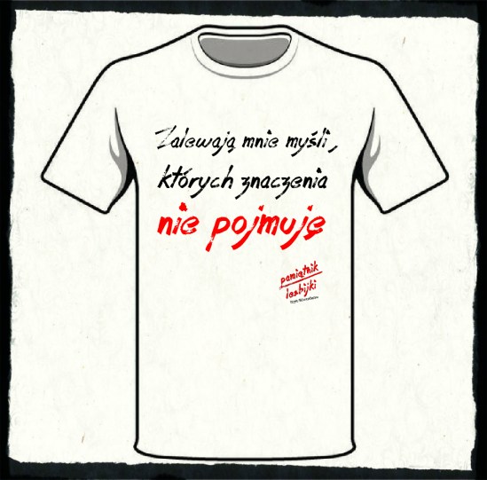 KOSZULKA Zalewają mnie myśli